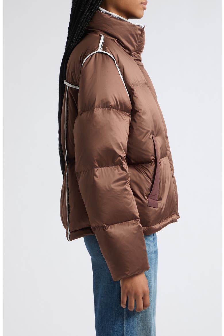 Yara Quilted Puffer Jacket, Alternate, color, HERITAGE BROWN