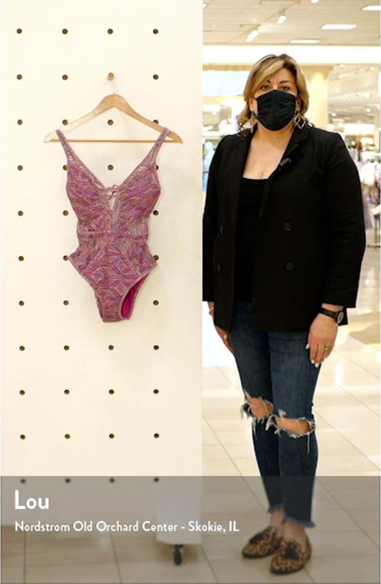 Becca Mosaic Show & Tell One-Piece Swimsuit, sales video thumbnail