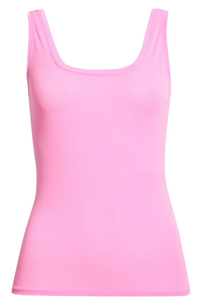 Dreamy Rib Pajama Tank, Alternate, color, PINK CRAYON