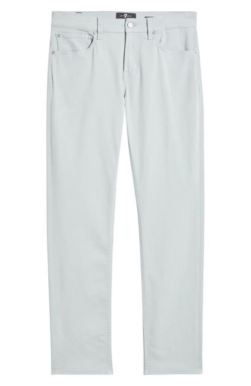 7 For All Mankind Slimmy Luxe Performance Plus Slim Fit Pants In Light Blue