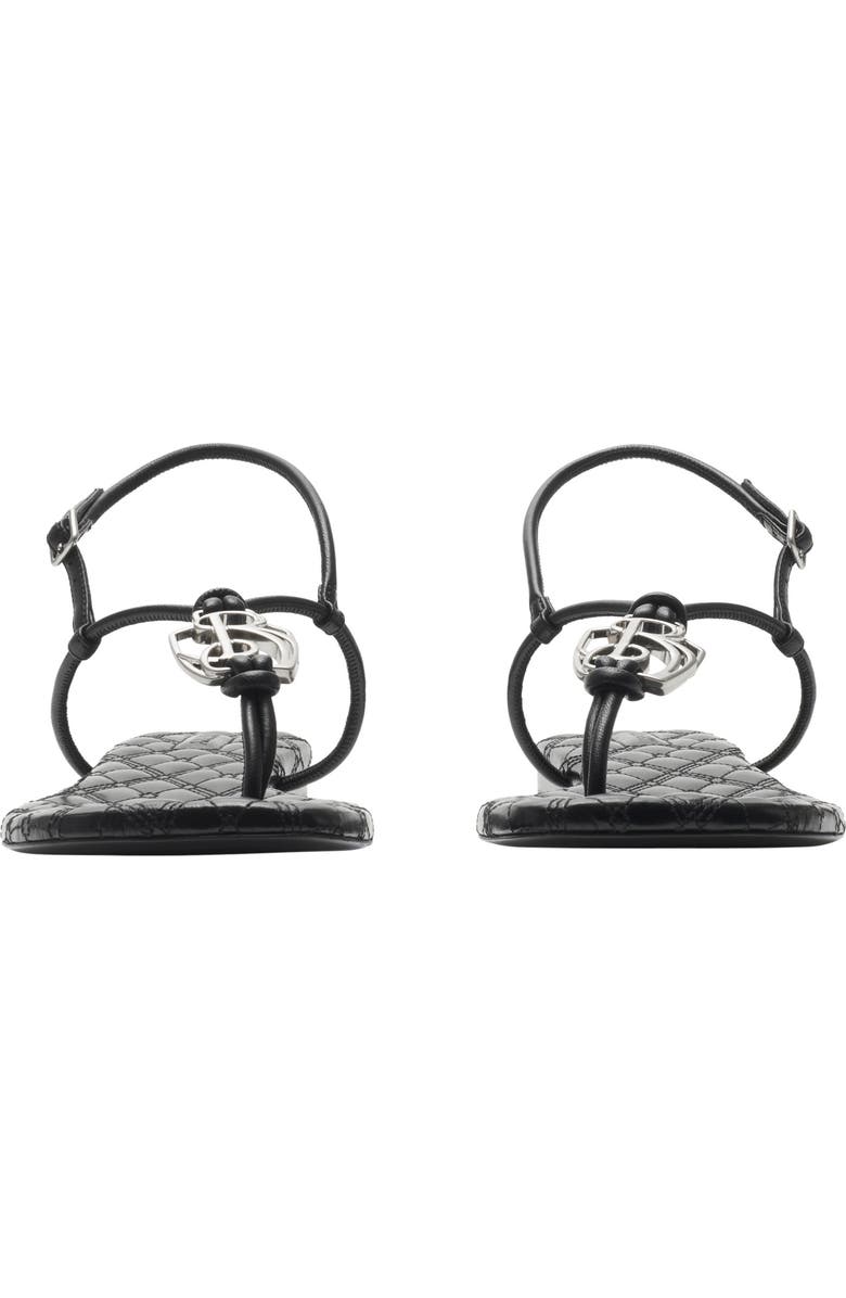 Burberry Leather Ronda Low Sandals, Alternate, color,