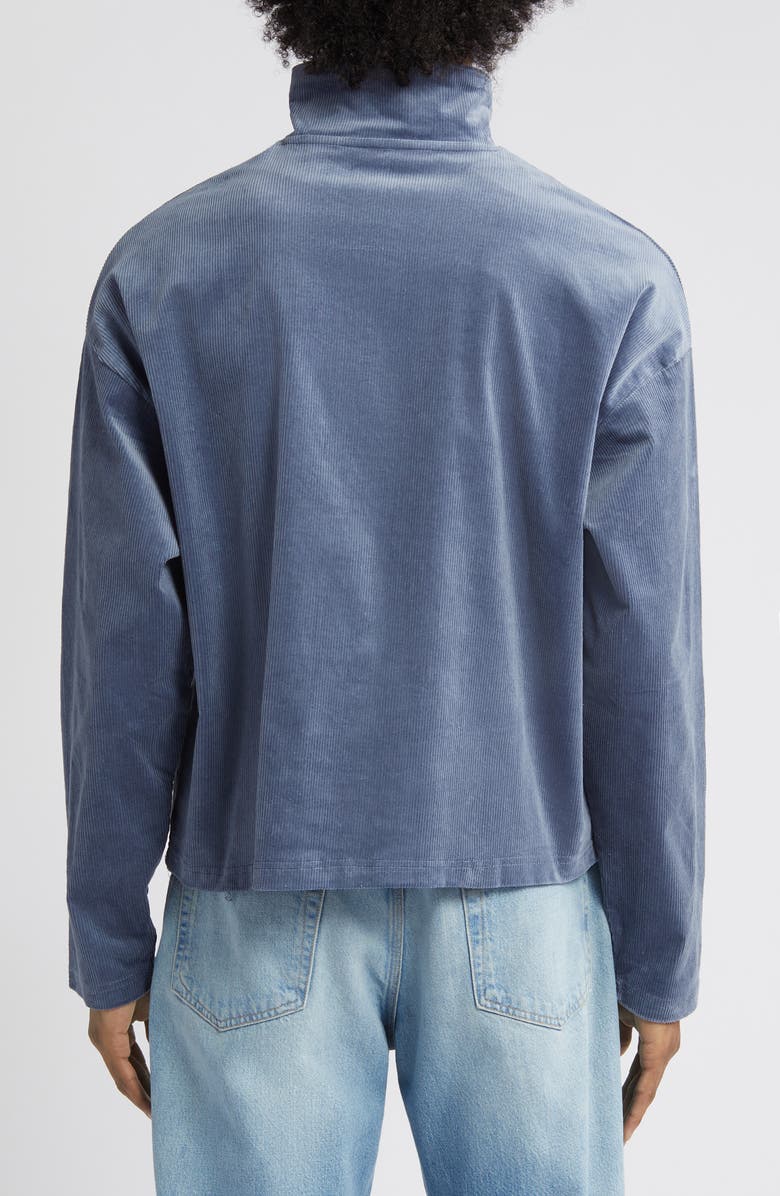 Falling Forward Button Cotton Corduroy Pullover, Alternate, color,