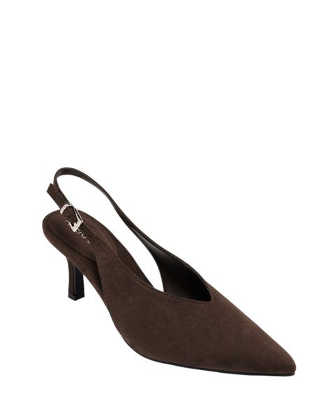Jacs Slingback Pointed Toe Pumps
