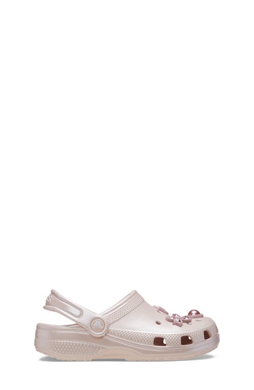 Crocs Kids' Shimmer Gem Classic Clog