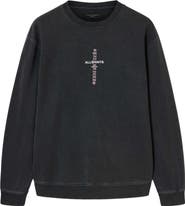 AllSaints Knox Cotton Crewneck Sweatshirt