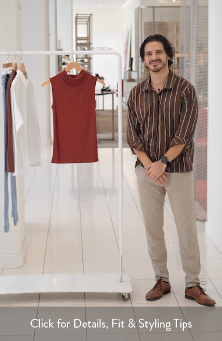 Draped Mock Neck Tank, sales video thumbnail