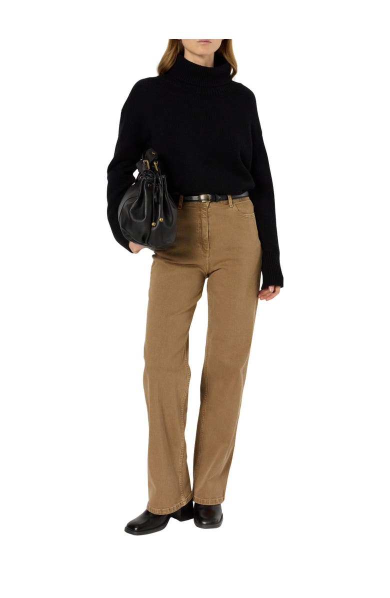 GERARD DAREL Clea Straight Jeans, Alternate, color, Camel