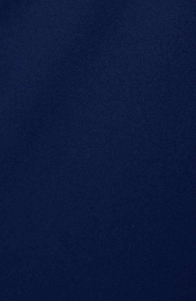 Adrianna Papell Tie Waist Crepe Sheath Dress, Alternate, color, Navy Sateen