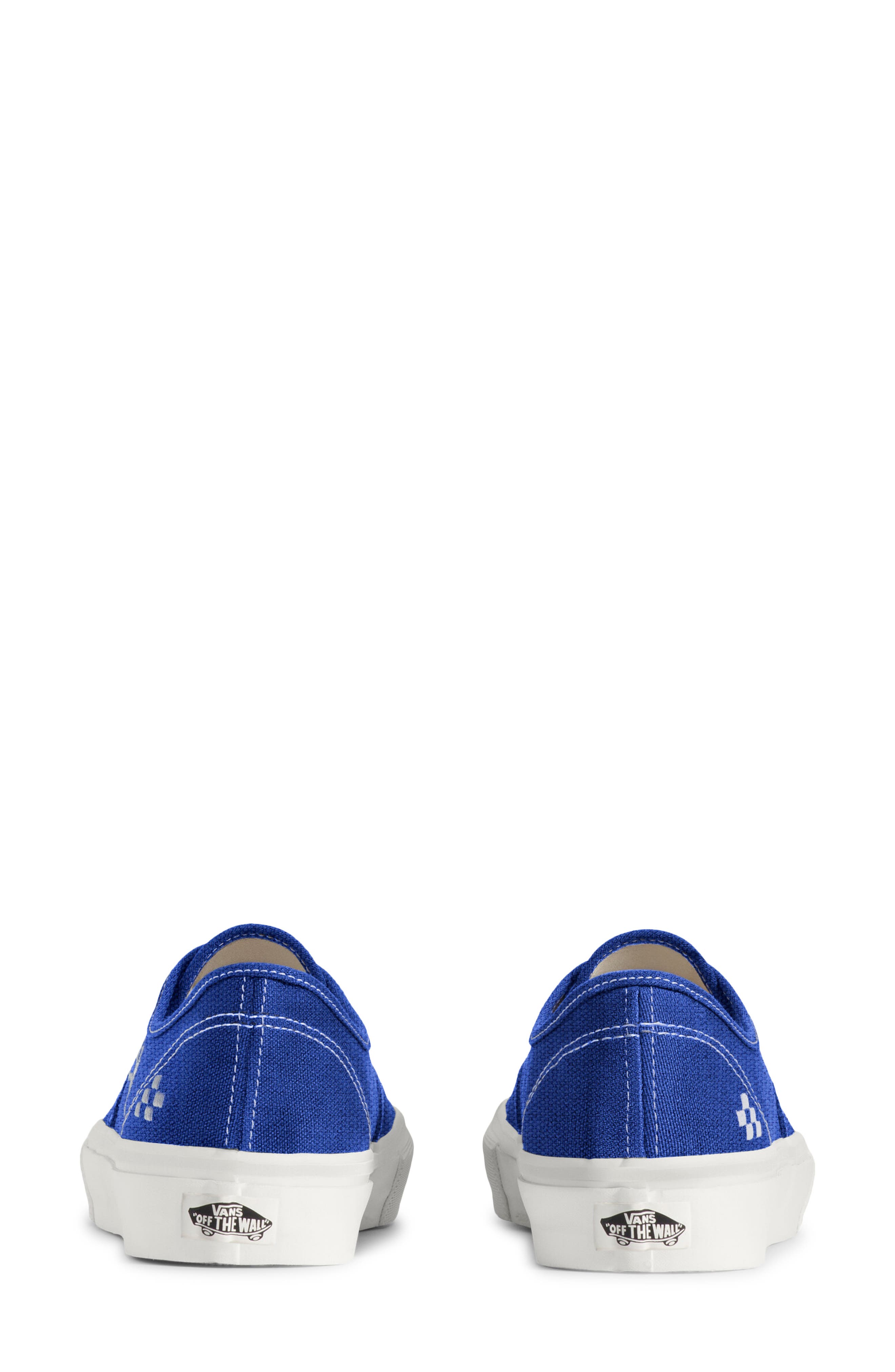 Vans Gender Inclusive Authentic Sneaker, Alternate, color, Embroidery Blue/ Marshmallow