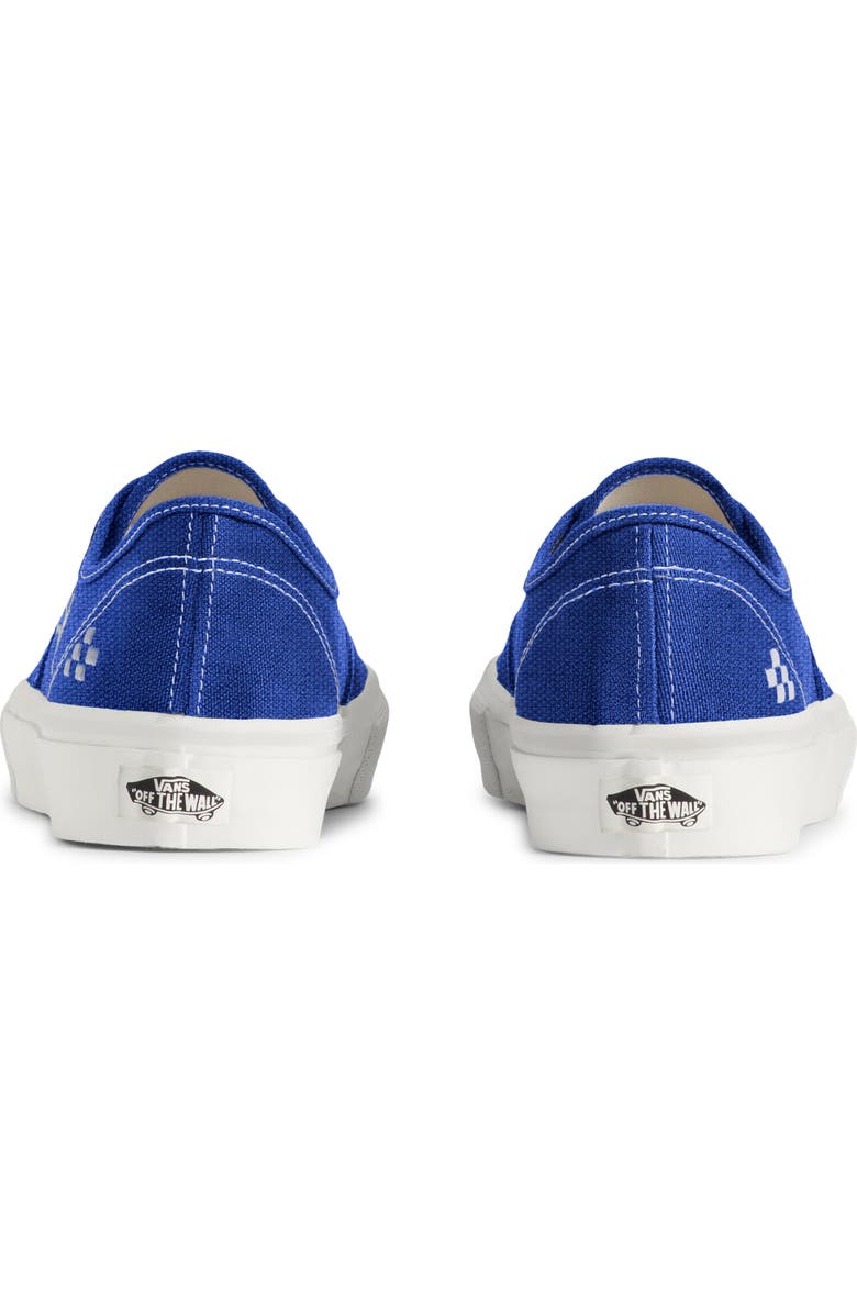 Vans Gender Inclusive Authentic Sneaker, Alternate, color, Embroidery Blue/ Marshmallow