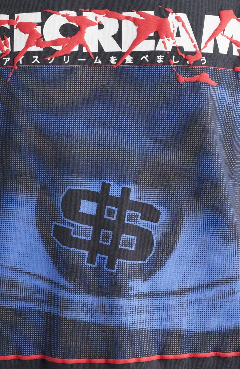 ICECREAM Eyescream Cotton Graphic T-Shirt, Alternate, color, Charcoal Art