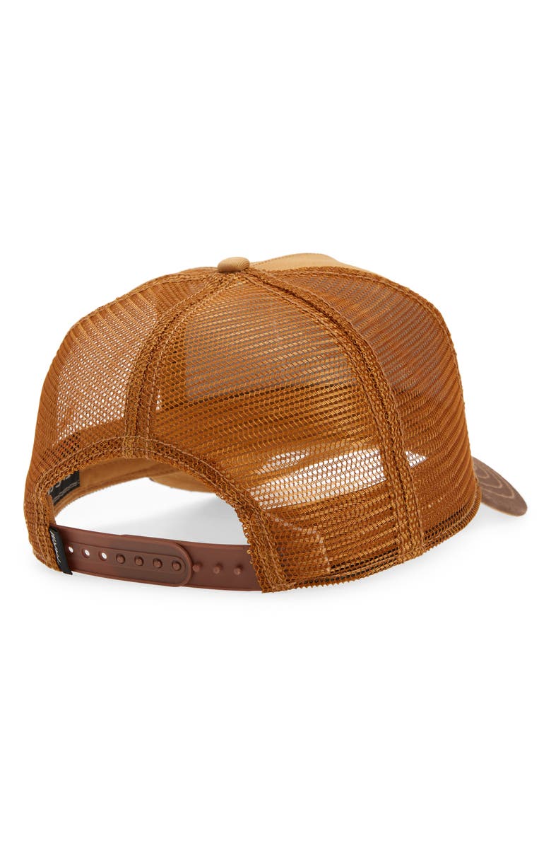 Goorin Bros. Lion Patch Trucker Cap, Alternate, color, Whiskey