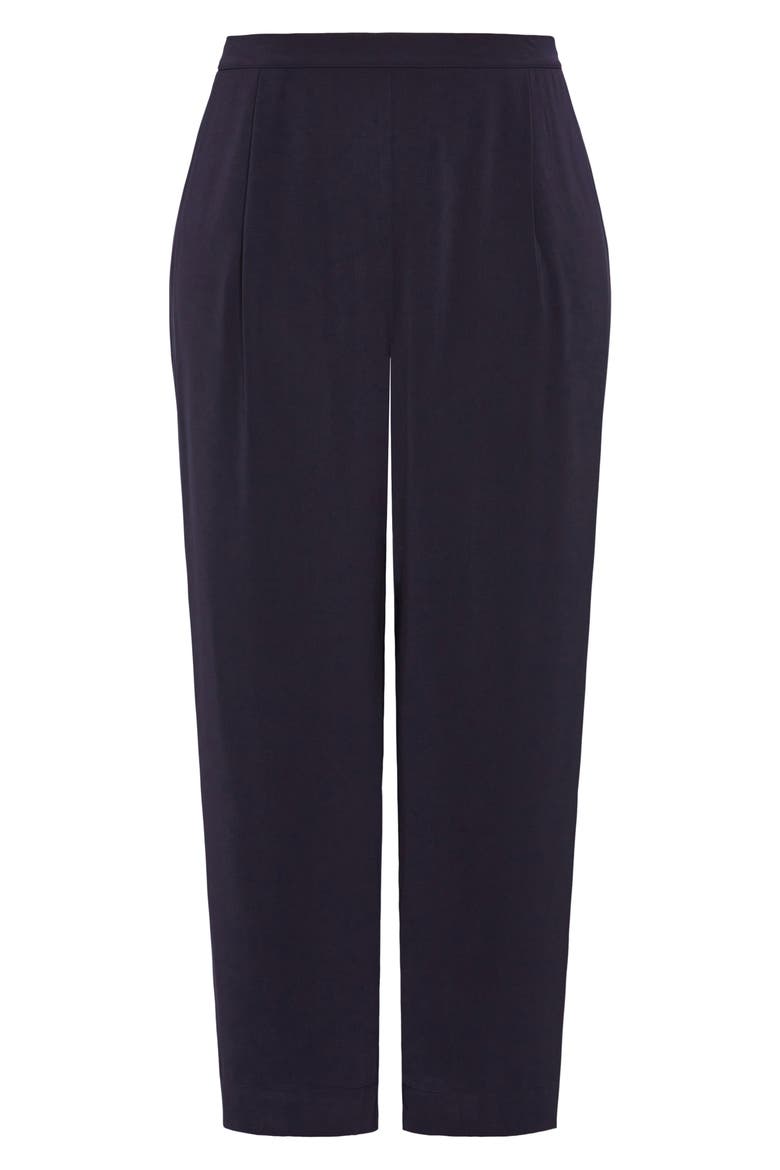 Brigitta Pull-On Wide Leg Pants, Alternate, color, NAVY