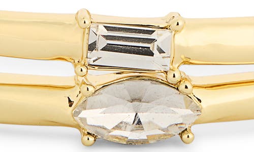 NORDSTROM RACK NORDSTROM RACK SET OF 2 CUBIC ZIRCONIA BANGLE BRACELETS