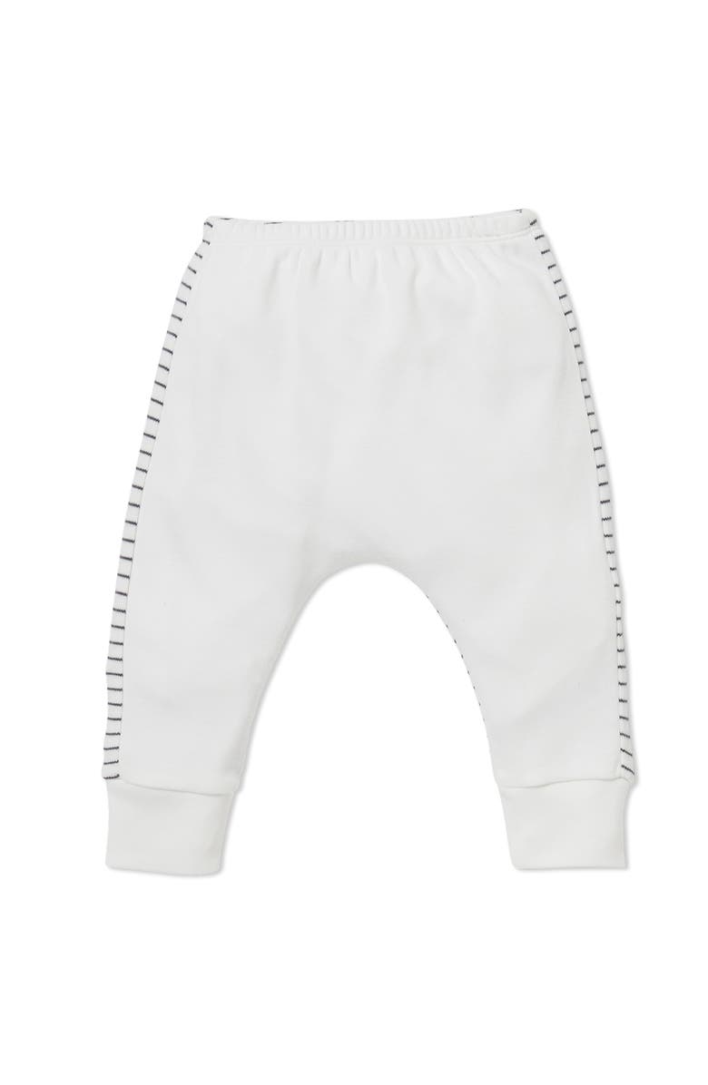 MORI Yoga Pants, Main, color, Grey Stripe/White