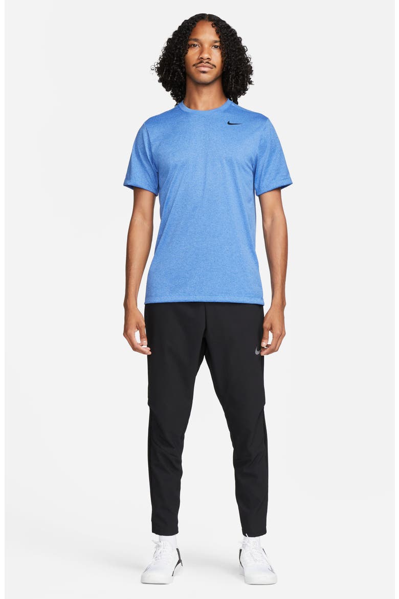 Dri-FIT Legend T-Shirt, Alternate, color, BLUE/ HTR/ BLACK