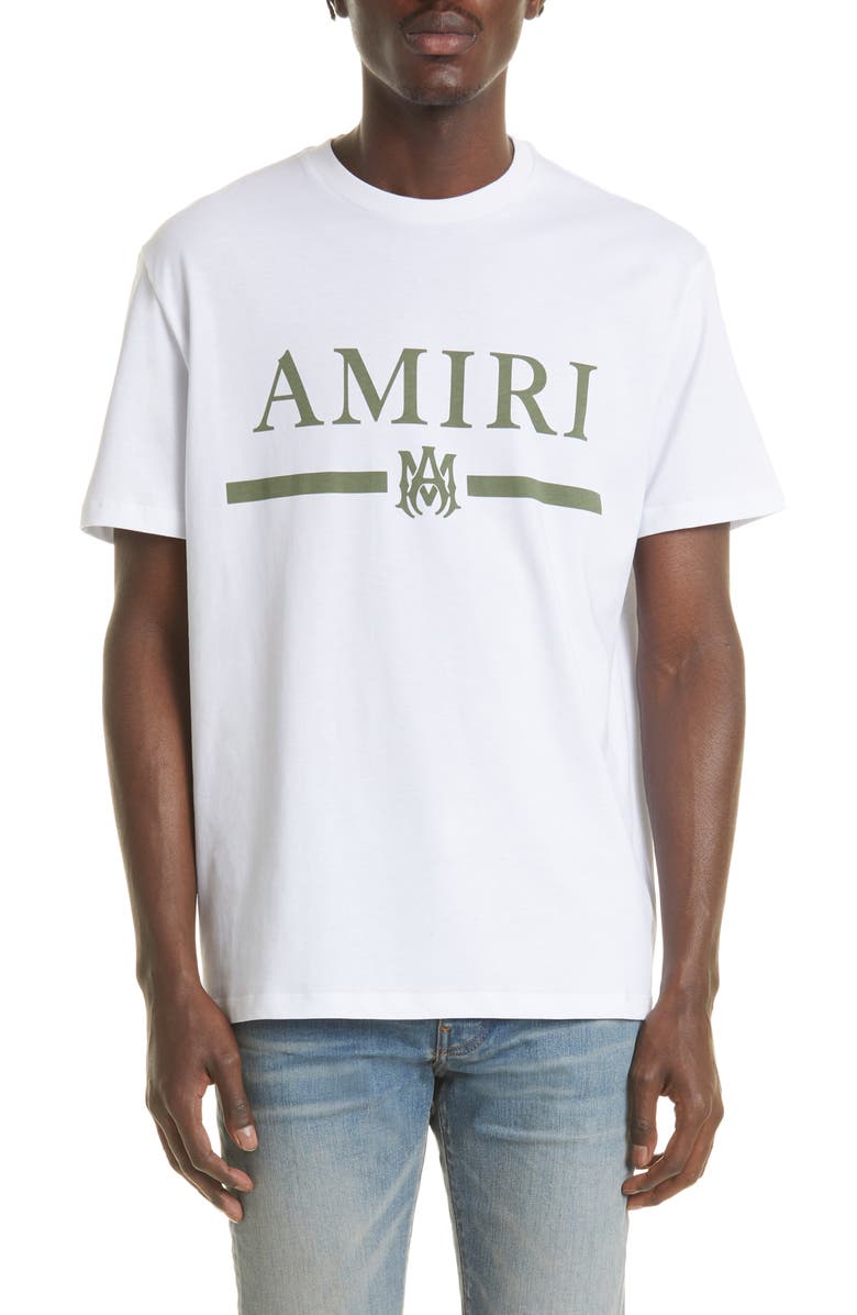AMIRI M.A. Bar Logo Graphic Tee, Main, color, 