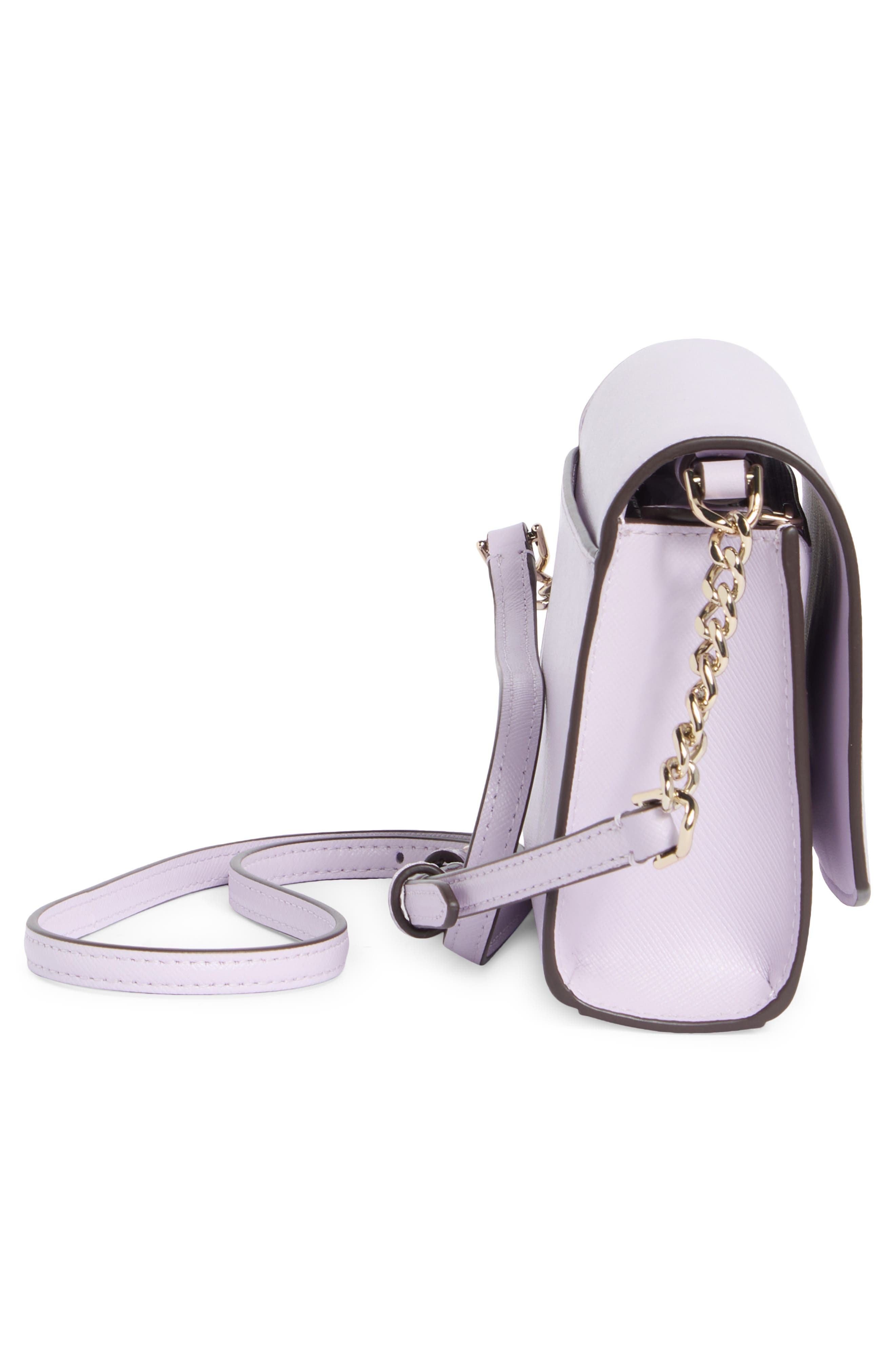 small flap crossbody bag, Alternate, color, VIOLET SPRITZ