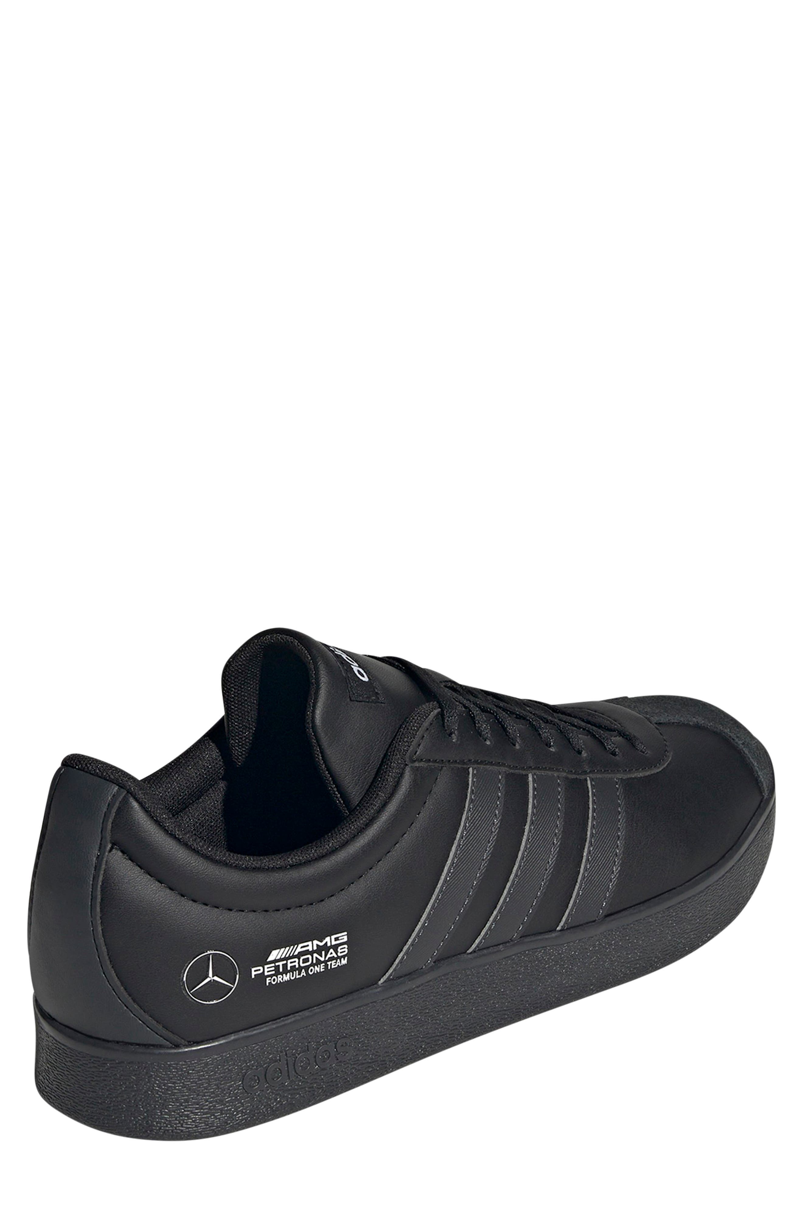 adidas Gender Inclusive VL Court 3.0 Sneaker, Alternate, color, Black/ Carbon/ Green