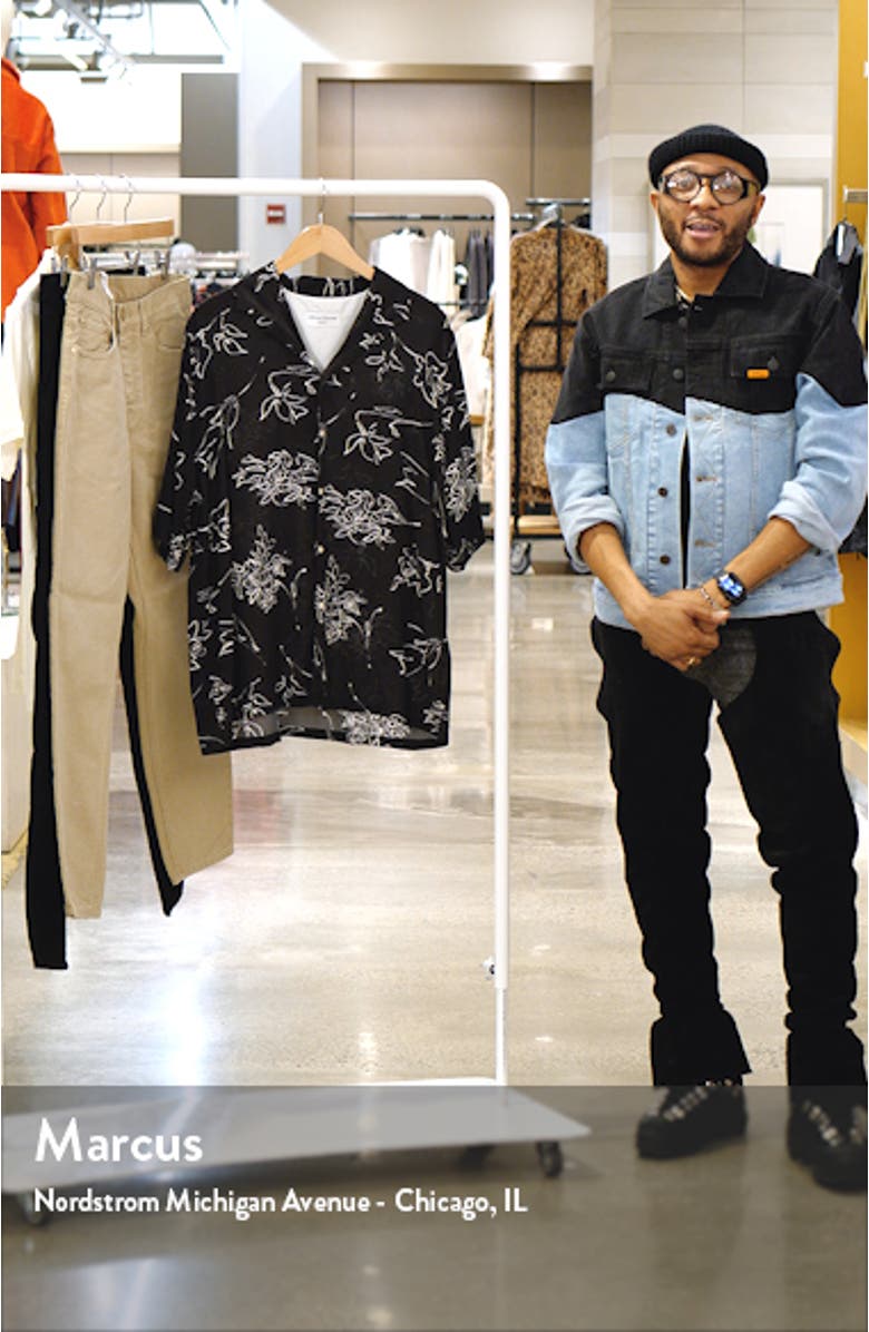 Eren Floral Print Button-Up Shirt, sales video thumbnail