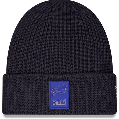 Men's New Era Charcoal Buffalo Bills 2025 Sideline Cold Weather Cuffed Knit Hat