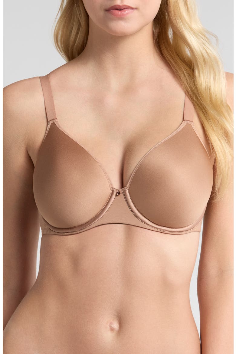 Comfort Chic Back Smoothing T-Shirt Bra, Main, color, COFFEE LATTE-02T