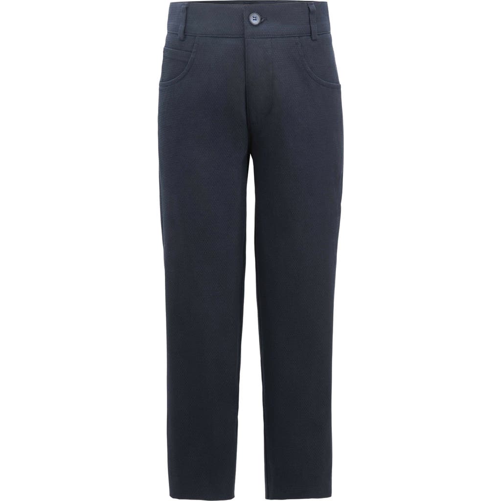 Moustache Modern Dress Pants In Dark Blue