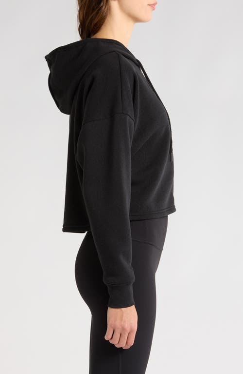 Threads 4 Thought Venetia Crop Hoodie In Black
