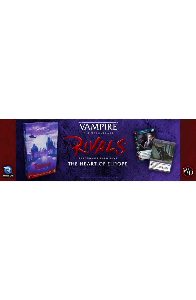 Renegade Games Vampire The Masquerade Rivals Expandable Card Game The Heart of Europe, Alternate, color, 