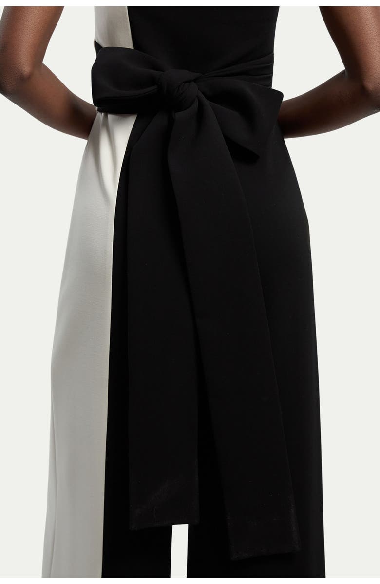 Karen Millen Soft Tailored Bandeau Jumpsuit, Alternate, color, Mono