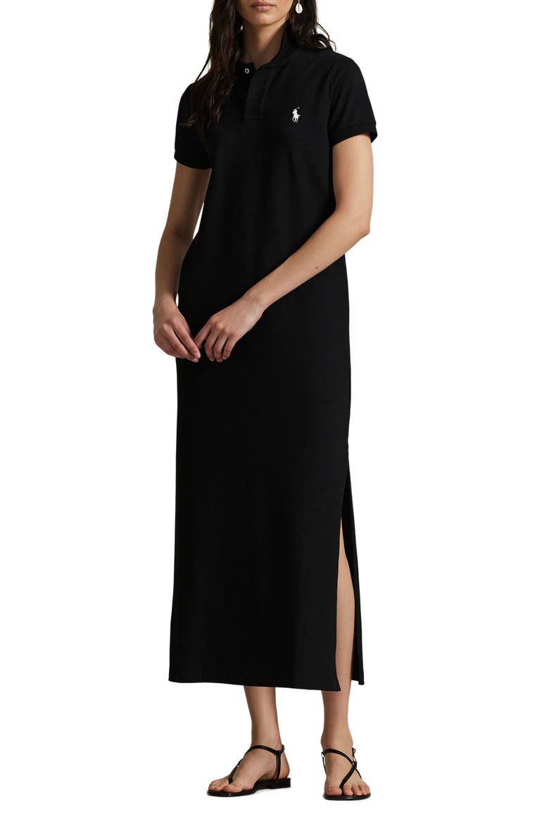 black polo t shirt dress Black Polo Dress BLANK