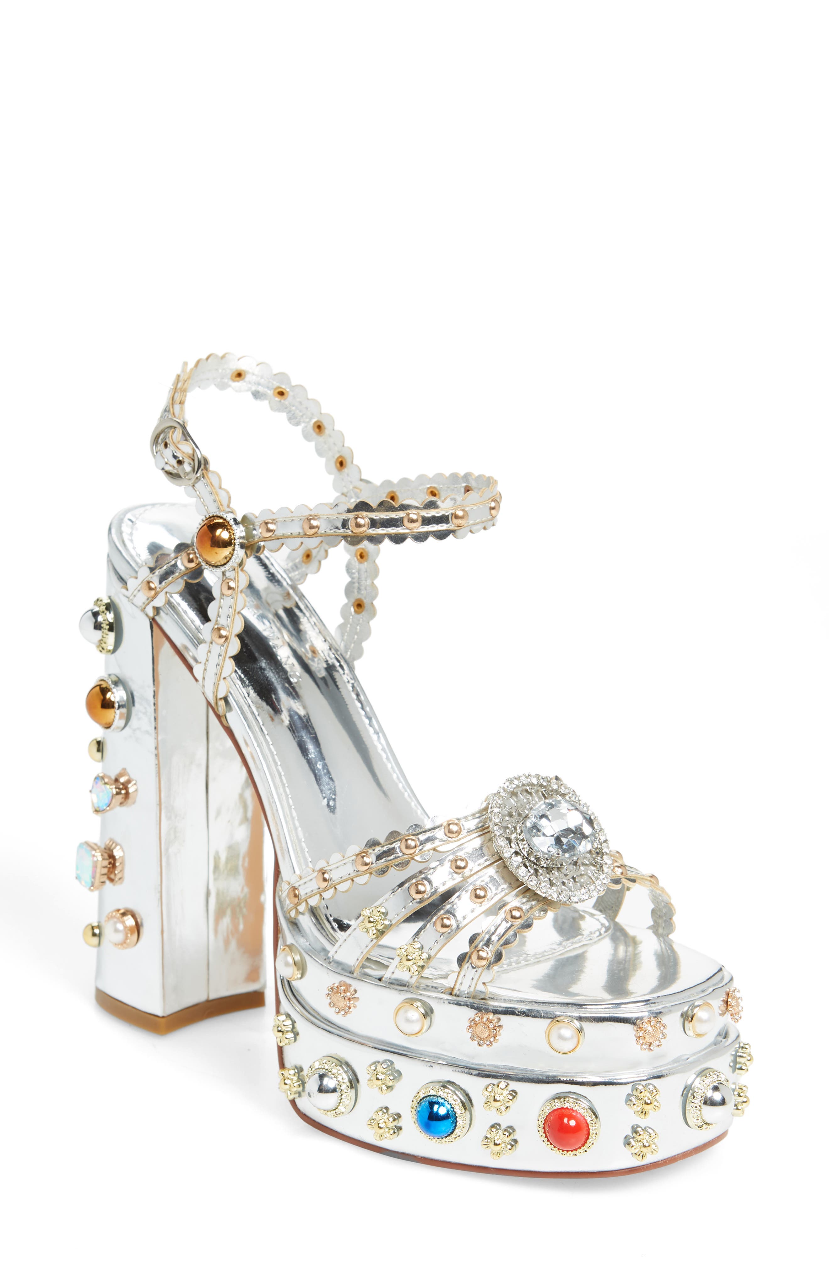 AZALEA WANG Lola Ankle Strap Platform Sandal