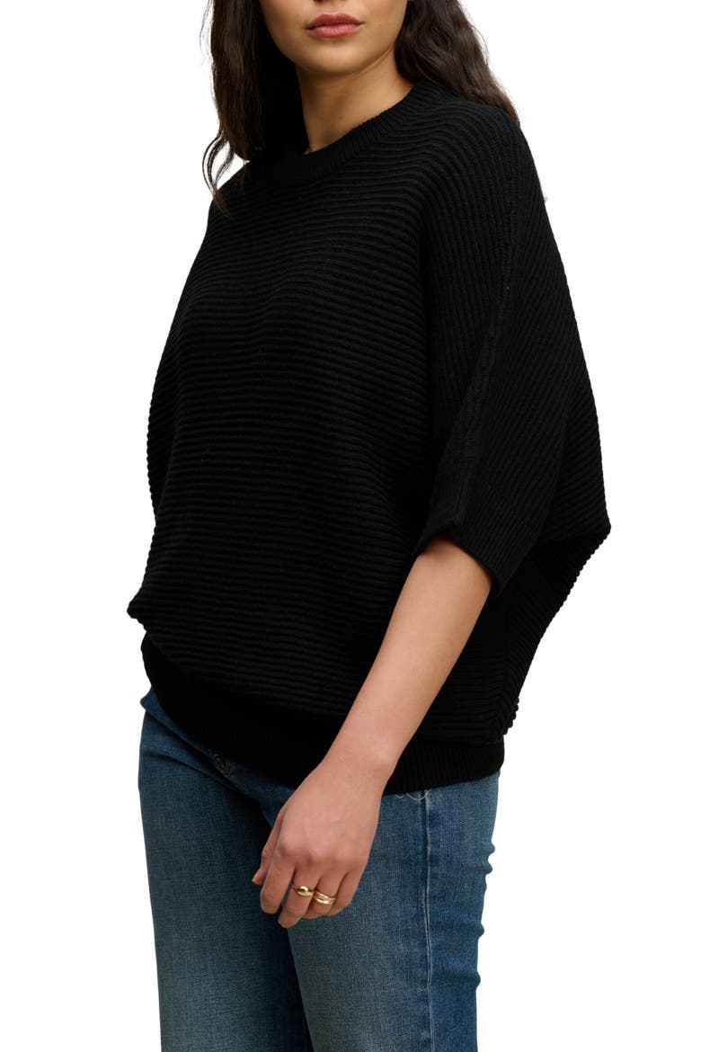 Dolman Sleeve Sweater, Alternate, color, BLACK