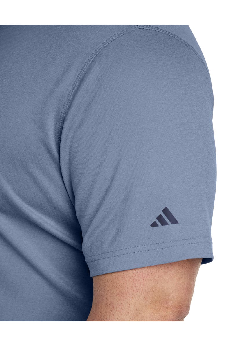adidas Heat Ready Heather Polo Shirt, Alternate, color, 