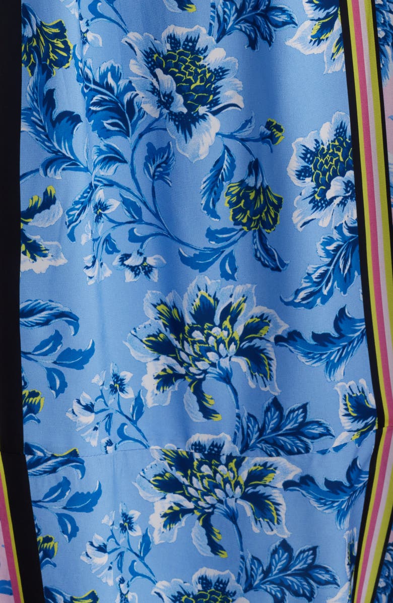 Elie Tahari The Mila Twilight Stripe Long Sleeve Maxi Dress, Alternate, color, 