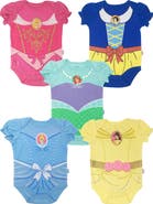 Disney Princess 5-Pack Bodysuits