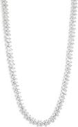 Nordstrom Marquise Cubic Zirconia Eternity Necklace