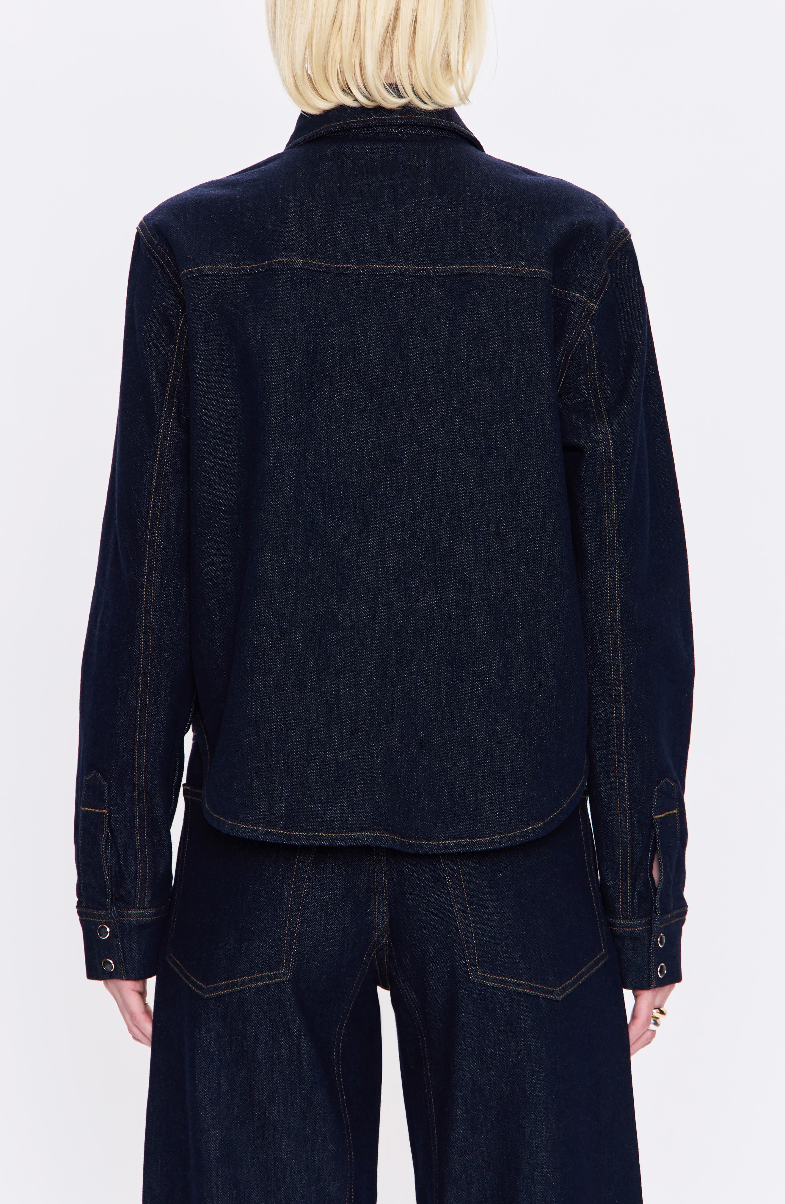 Thea Denim Shirt Jacket - image 2