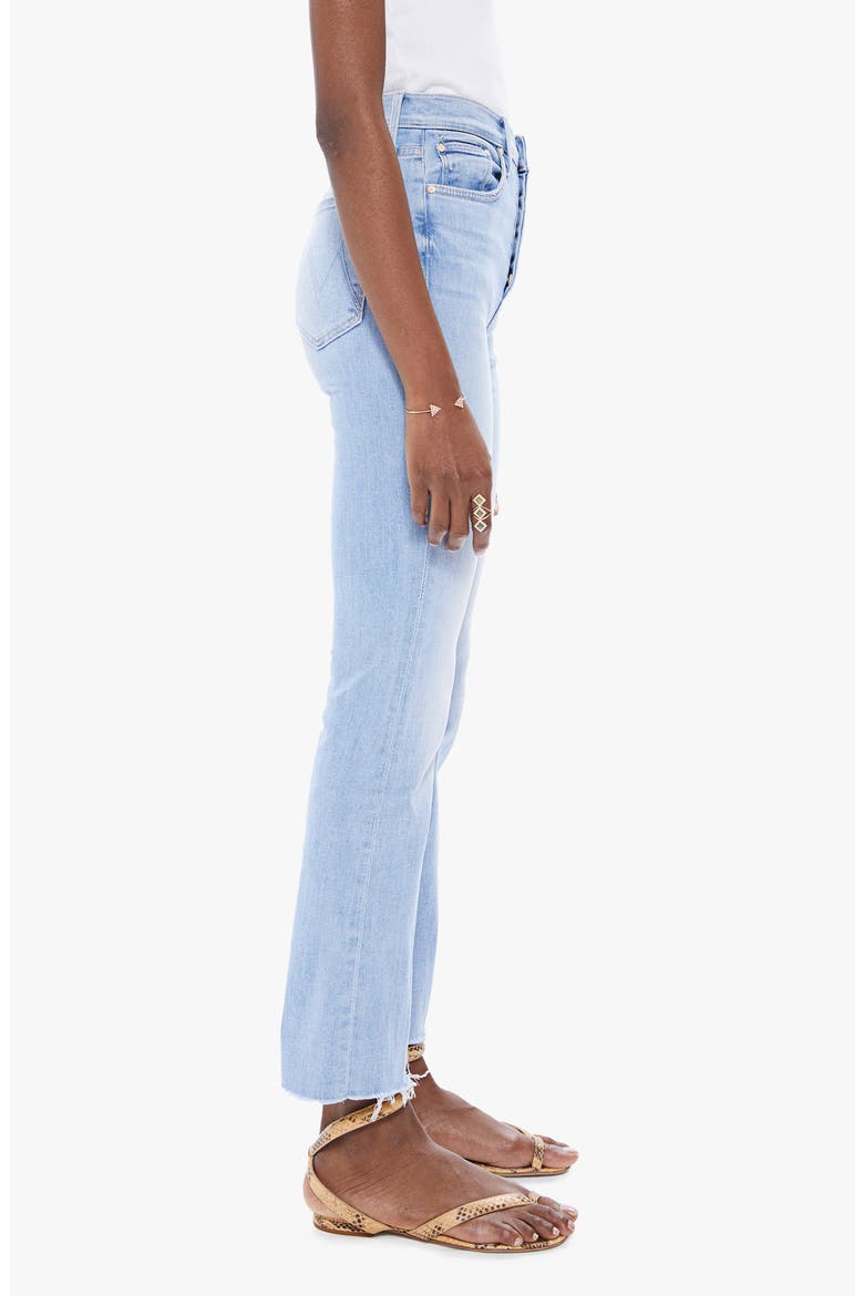The Tripper High Waist Fray Hem Ankle Jeans, Alternate, color, ISLAND TIME