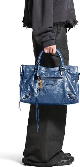 Medium Le City Leather Satchel