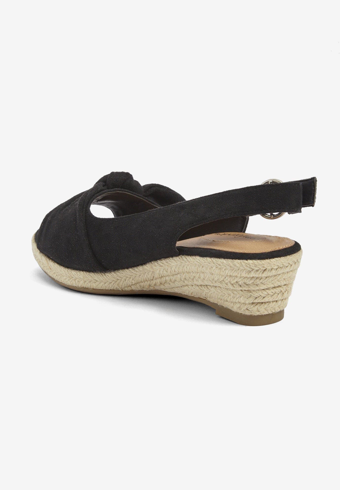Comfortview The Zanea Espadrille, Alternate, color, Black