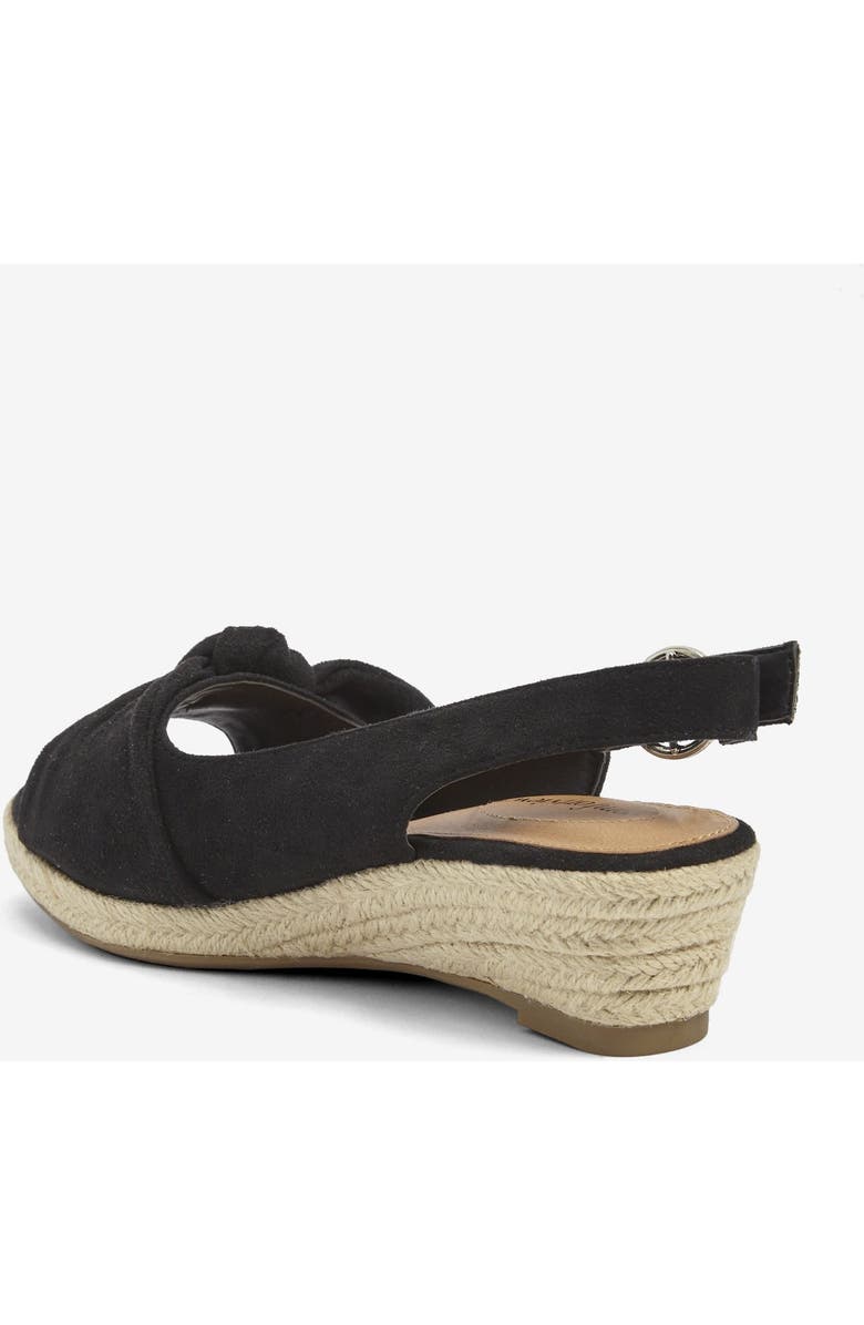 Comfortview The Zanea Espadrille, Alternate, color, Black