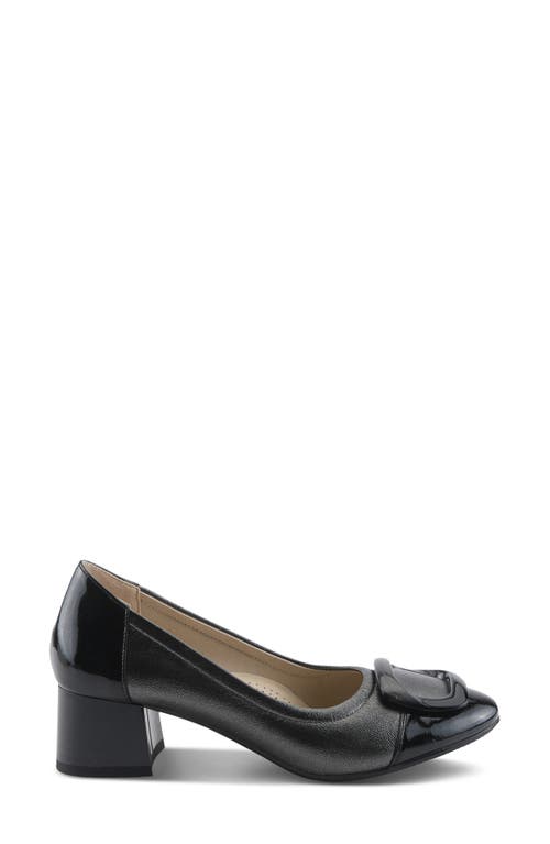 Azura By Spring Step Babysteps Two-tone Cap Toe Pump In Gray