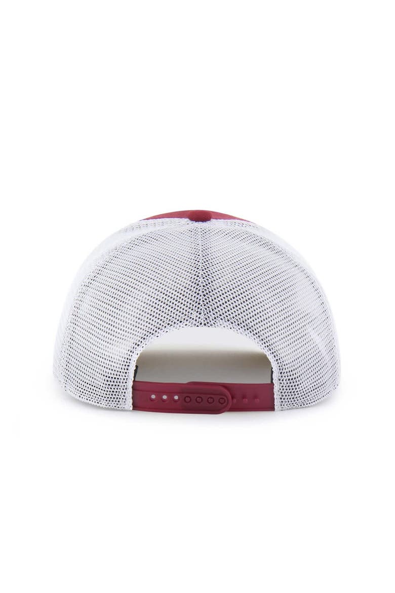 Youth '47 Cardinal/White Stanford Cardinal Super Stripe Hitch Adjustable Trucker Hat, Alternate, color, Cardinal