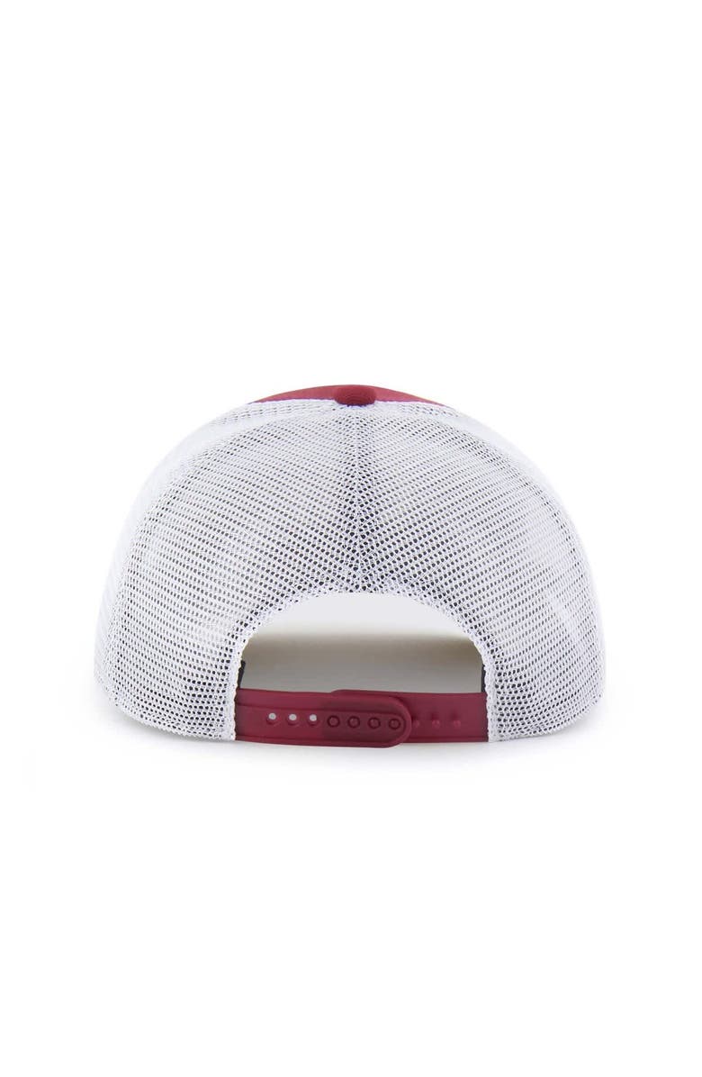 '47 Youth '47 Cardinal/White Stanford Cardinal Super Stripe Hitch Adjustable Trucker Hat, Alternate, color, Cardinal