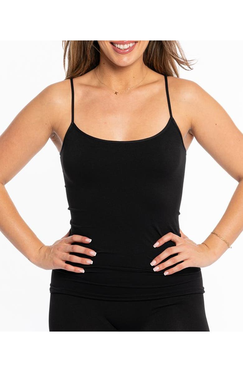 Malibu Sugar Solid Camisole - Big Kid, Main, color, Black