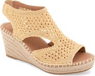 Gentle Souls Cody Cutout Espadrille Wedge Sandal