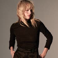 Majestic Filatures Cotton Cashmere Long Sleeve Turtleneck