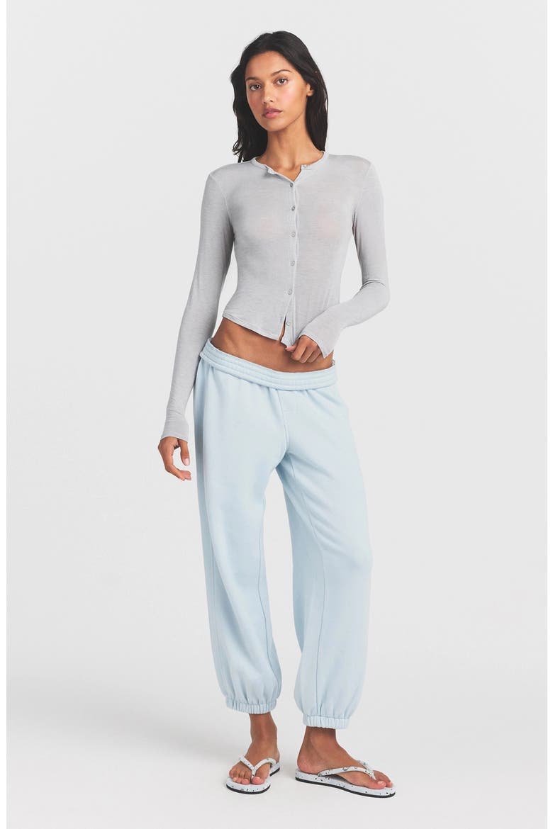 Sheer Modal Blend Cardigan, Alternate, color, HEATHER GREY