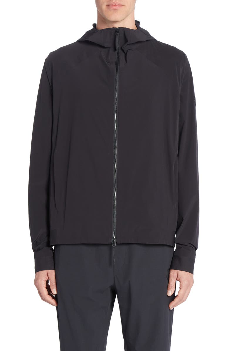 Moncler Kurz Hooded Water Repellent Windbreaker, Main, color, 